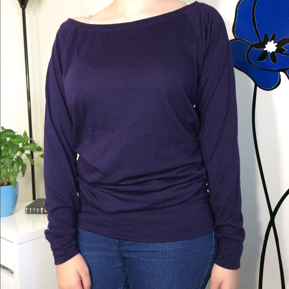 Nike Women’s Size S Purple Dri-Fit Long Sleeve Top